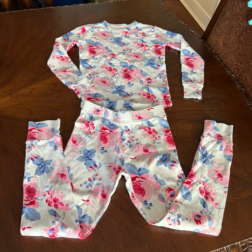 Gap Kids Girl’s Floral Pajamas Set; Size 10